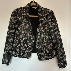 Rebecca Minkoff Beautiful Floral Leather Jacket